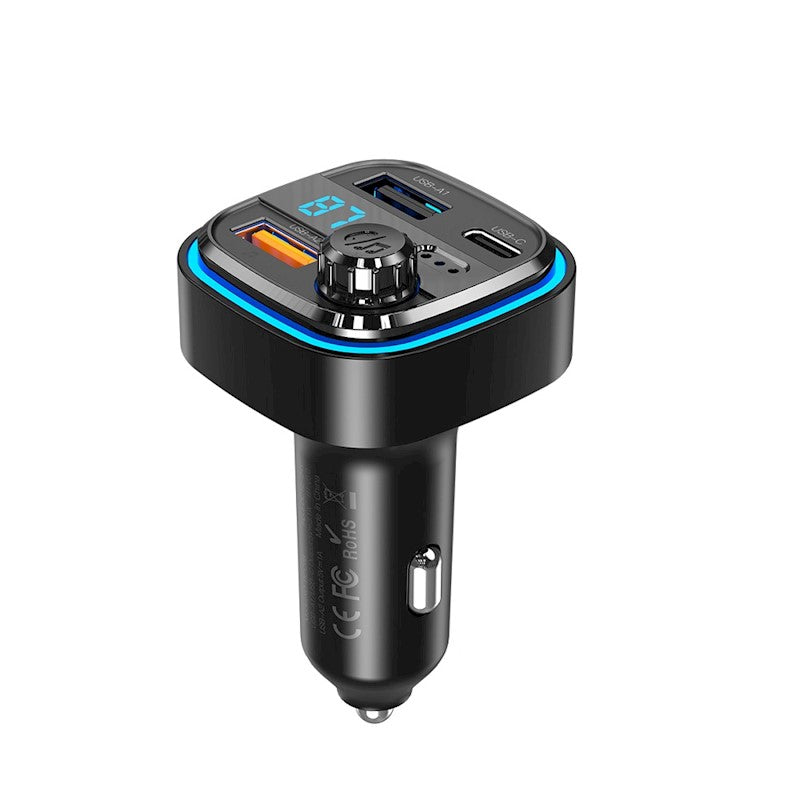 Modulator FM Bluetooth XO Design BCC08, 2 x USB-A - 1 x USB-C