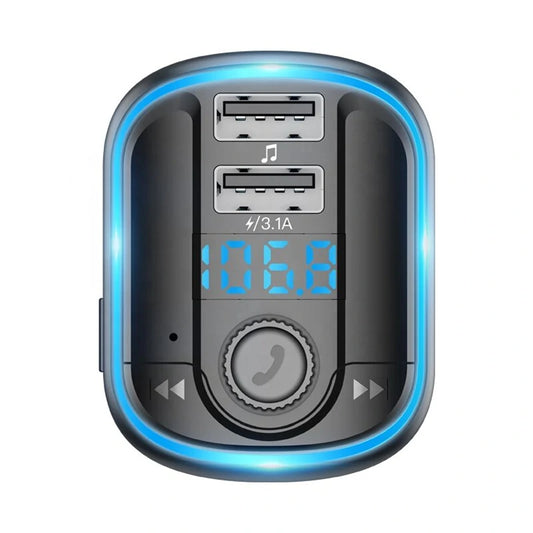Modulator FM Bluetooth Yesido Y44, 2 x USB-A - 1 x microSD