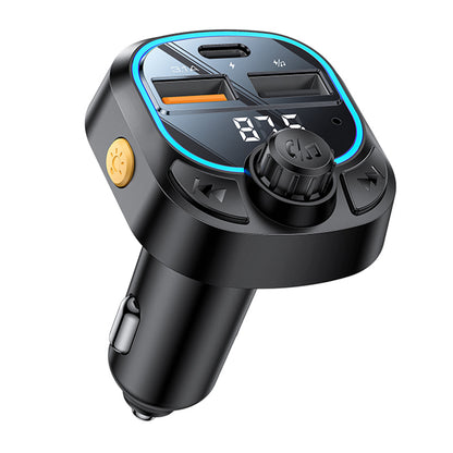 Modulator FM Bluetooth Yesido Y70, 2 x USB-A - 1 x USB-C