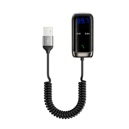 Modulator FM Bluetooth Yesido YAU32, 1 x 3.5mm - 1 x microSD