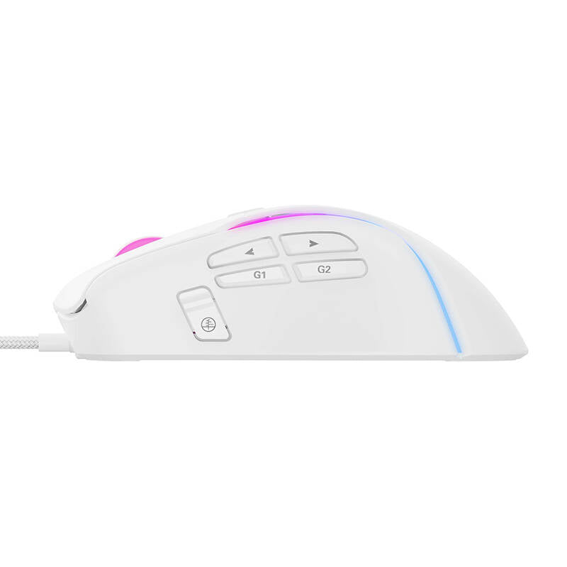 Mouse Gaming Wired USB HAVIT MS1033, RGB, 800DPI - 8000DPI, Alb