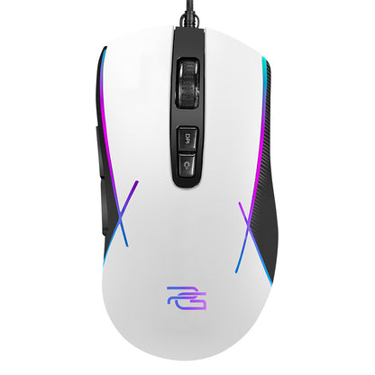 Mouse Gaming Wired USB Proove Defiant, RGB, 7200DPI, Alb CMDE00000101