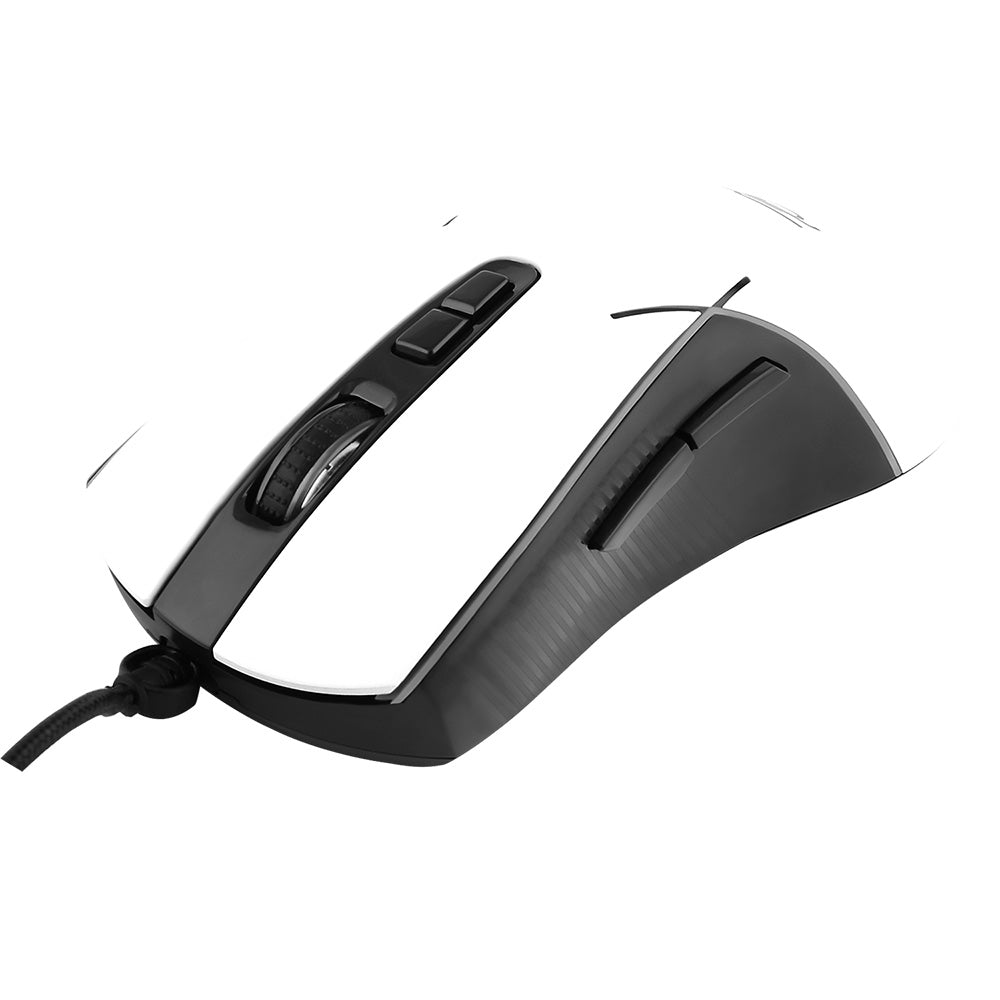 Mouse Gaming Wired USB Proove Defiant, RGB, 7200DPI, Alb CMDE00000101