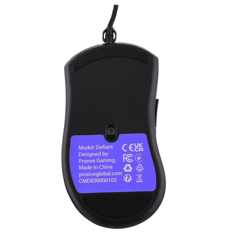 Mouse Gaming Wired USB Proove Defiant, RGB, 7200DPI, Negru CMDE00000102