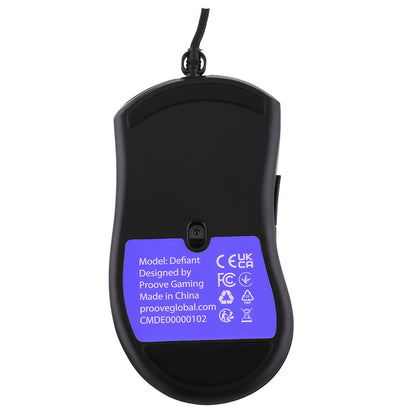 Mouse Gaming Wired USB Proove Defiant, RGB, 7200DPI, Negru CMDE00000102
