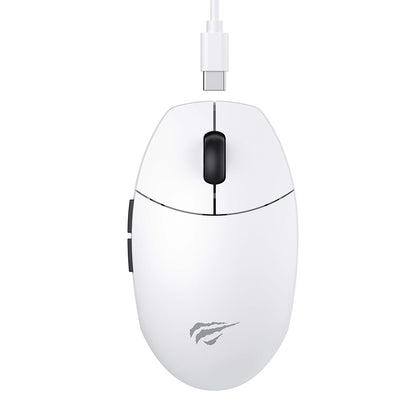 Mouse Gaming Wireless HAVIT MS1039W, 800DPI - 7400DPI, Wi-Fi / Wired, Alb