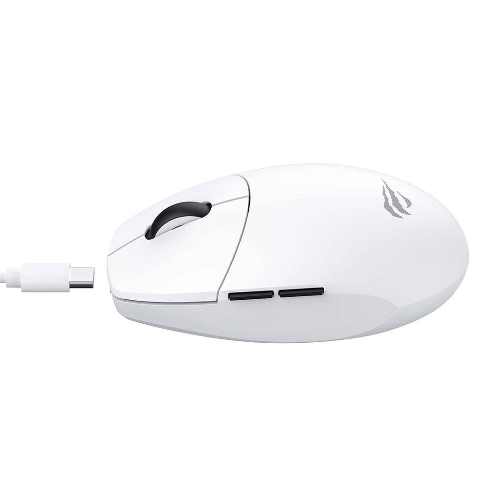 Mouse Gaming Wireless HAVIT MS1039W, 800DPI - 7400DPI, Wi-Fi / Wired, Alb