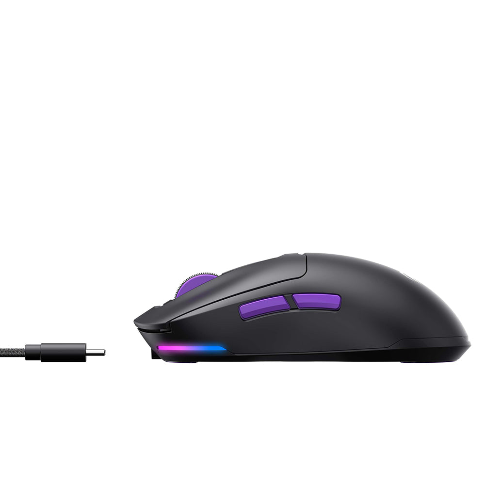 Mouse Gaming Wireless HAVIT MS969WB, RGB, 1000DPI - 16000DPI, BT / Wi-Fi / Wired, Negru