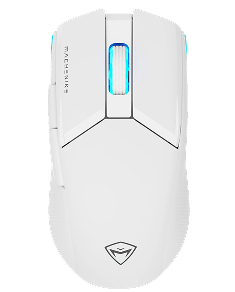 Mouse Gaming Wireless Machenike M7 Pro, RGB, 1000DPI - 26000DPI, Alb