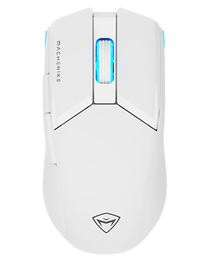 Mouse Gaming Wireless Machenike M7 Pro, RGB, 1000DPI - 26000DPI, Alb