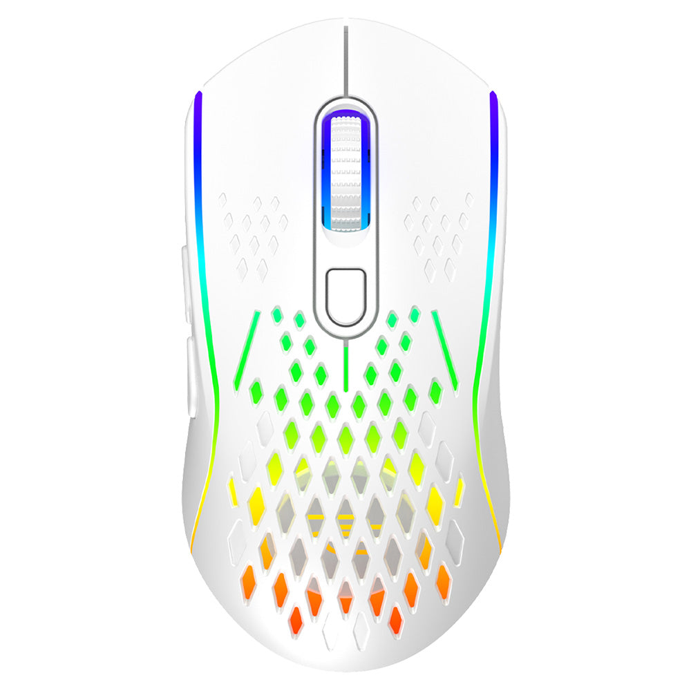 Mouse Gaming Wireless Proove Buzz, RGB, 800DPI - 4800DPI, Alb WMBU00022402