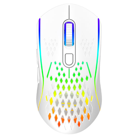 Mouse Gaming Wireless Proove Buzz, RGB, 800DPI - 4800DPI, Alb WMBU00022402