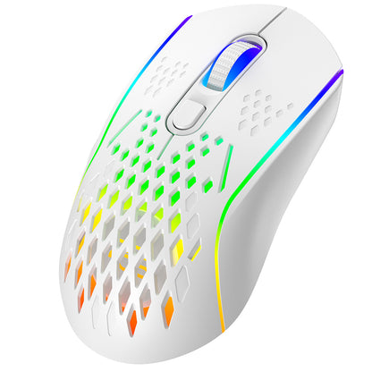 Mouse Gaming Wireless Proove Buzz, RGB, 800DPI - 4800DPI, Alb WMBU00022402