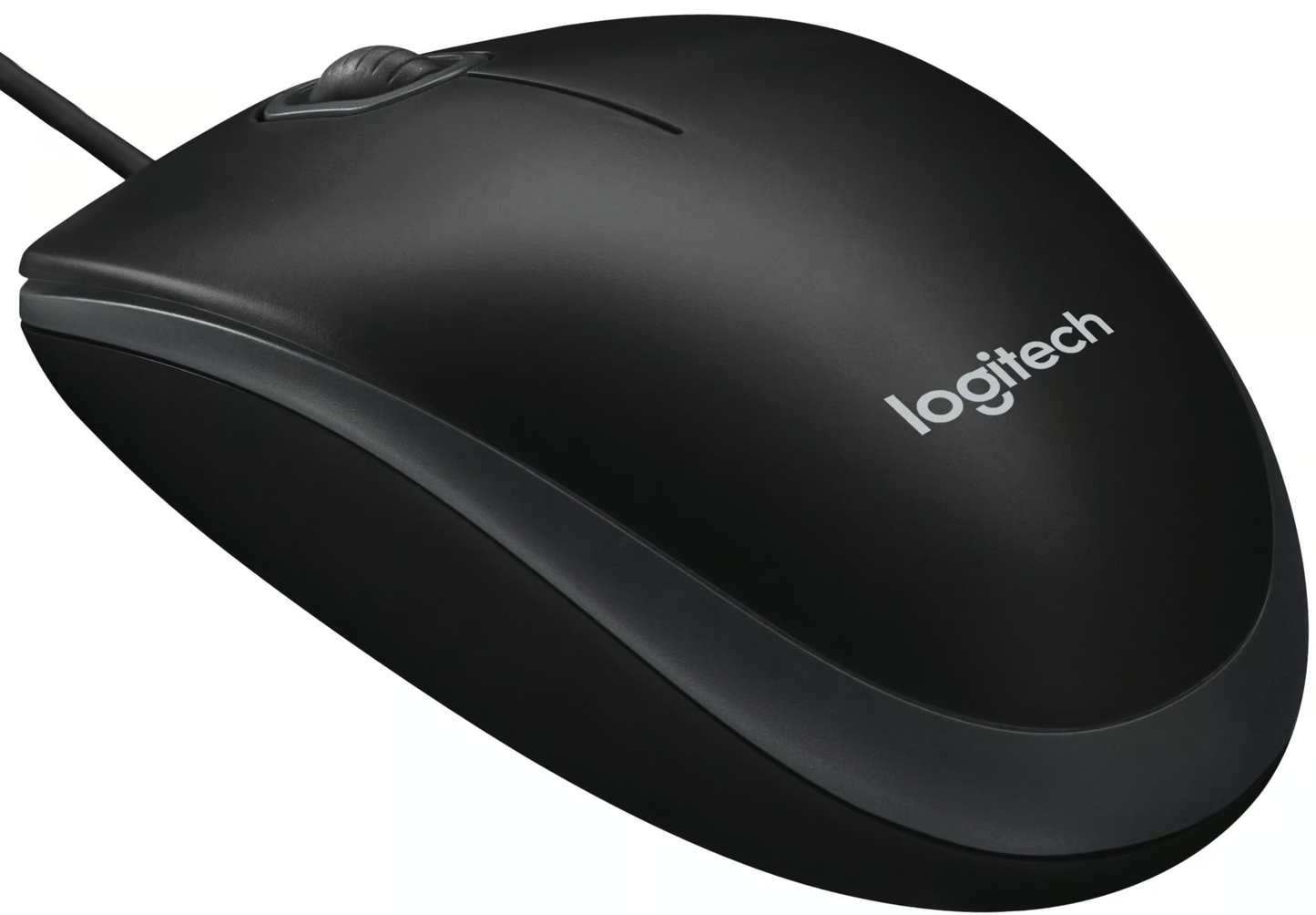 Mouse Wired USB Logitech B100, 1000DPI, Negru 910-003357