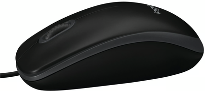Mouse Wired USB Logitech B100, 1000DPI, Negru 910-003357