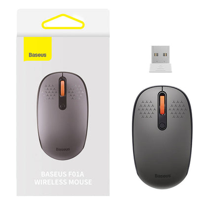 Mouse Wireless Baseus F01A, 1600DPI, Gri B01055502833-00