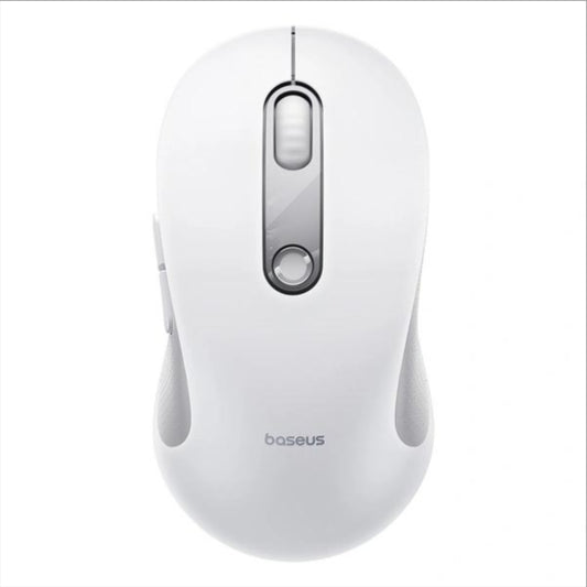 Mouse Wireless Baseus F02, 4000DPI, BT / Wi-Fi, Alb B0203202
