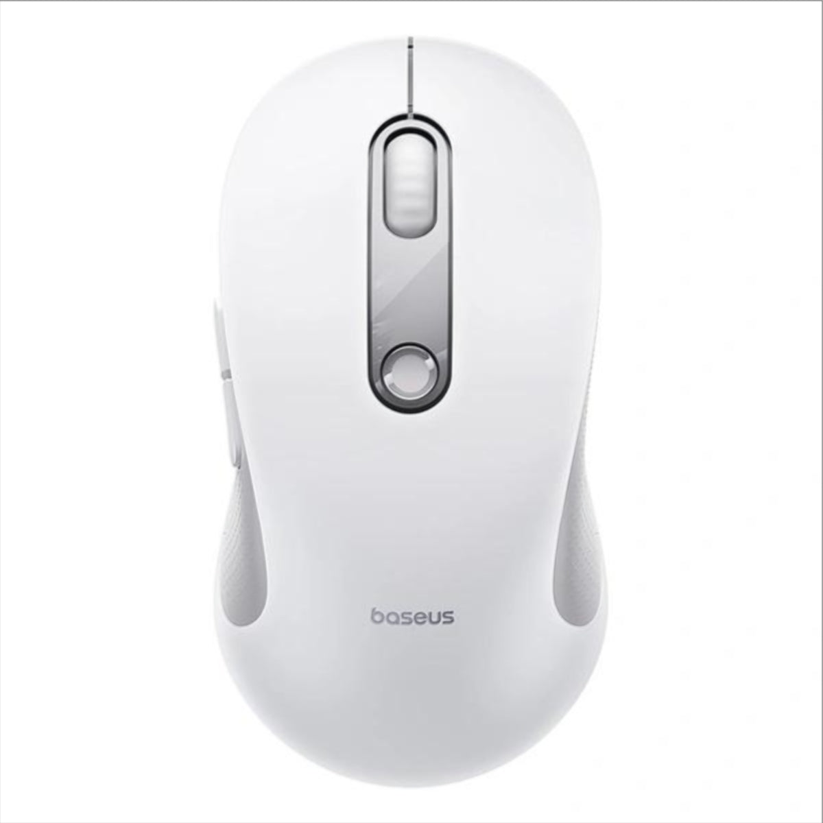 Mouse Wireless Baseus F02, 1600DPI, BT / Wi-Fi, Alb B0203302