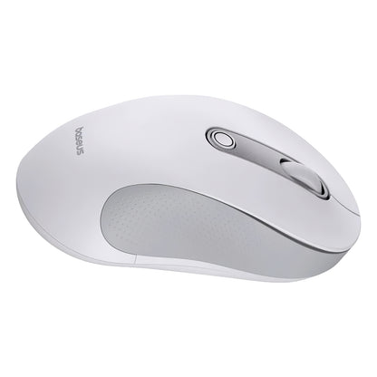 Mouse Wireless Baseus F02, 4000DPI, BT / Wi-Fi, Alb B01055505211-01