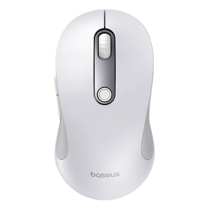 Mouse Wireless Baseus F02, 4000DPI, BT / Wi-Fi, Alb B01055505211-01