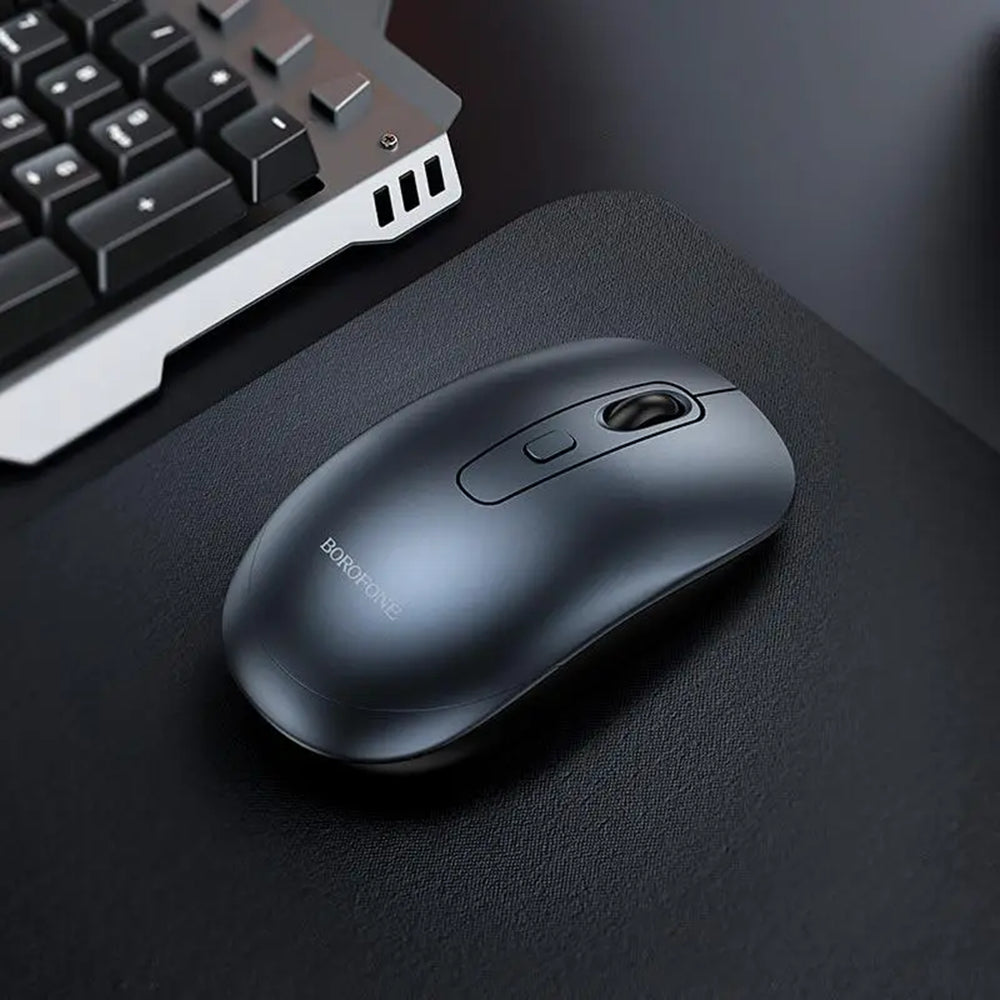 Mouse Wireless Borofone BG13 Winner, 1600DPI, Gri