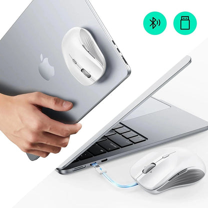 Mouse Wireless ESR MagMouse, 800DPI - 4800DPI, BT / Wi-Fi, Alb