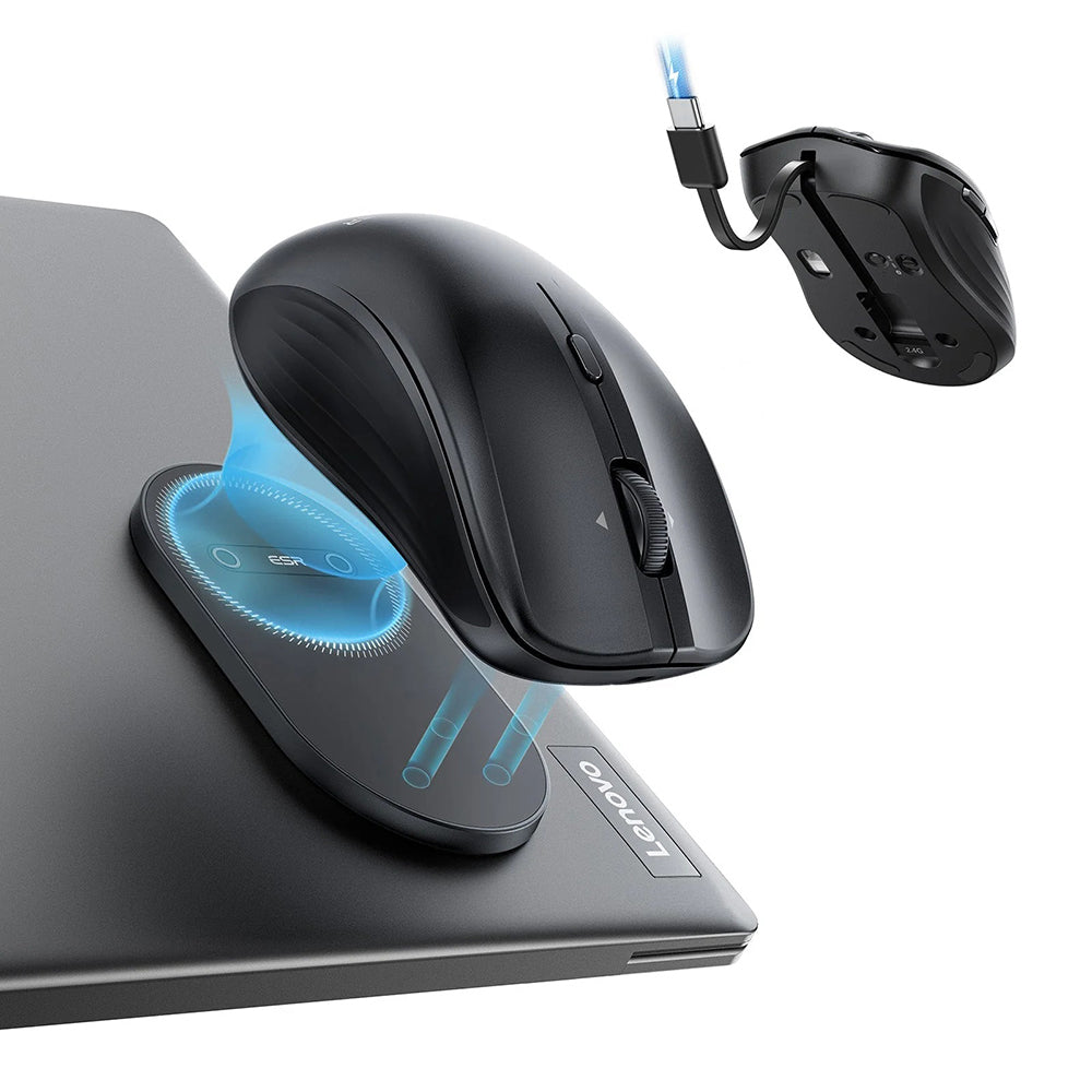 Mouse Wireless ESR MagMouse, 800DPI - 4800DPI, Negru