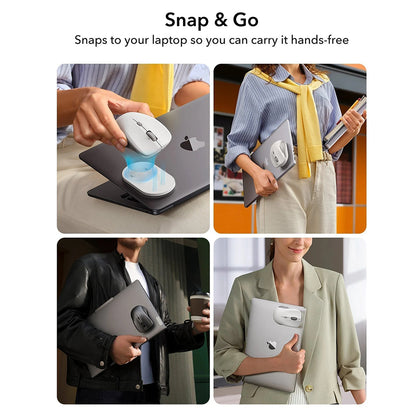 Mouse Wireless ESR MagMouse, 800DPI - 4800DPI, Negru