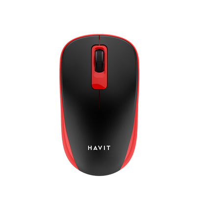 Mouse Wireless HAVIT MS626GT, 1200DPI, Negru Rosu