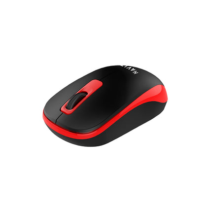Mouse Wireless HAVIT MS626GT, 1200DPI, Negru Rosu