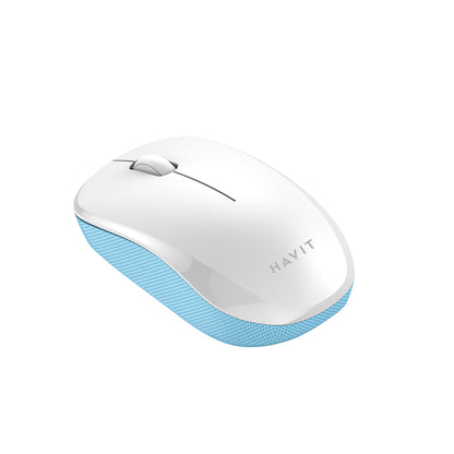 Mouse Wireless HAVIT MS66GT, 1200DPI, Alb Albastru