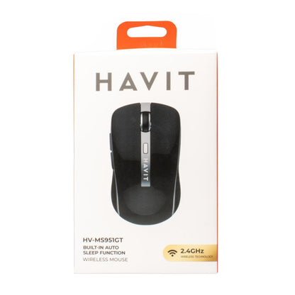 Mouse Wireless HAVIT MS951GT, 1000DPI - 1600DPI, Negru Albastru