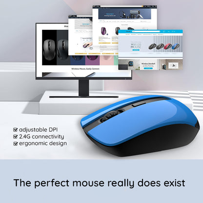 Mouse Wireless HAVIT MS989GT, 800DPI - 1600DPI, Negru Albastru