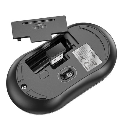 Mouse Wireless HOCO GM21, 1600DPI, Galben