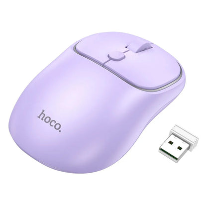 Mouse Wireless HOCO GM25, 1600DPI, BT / Wi-Fi, Mov