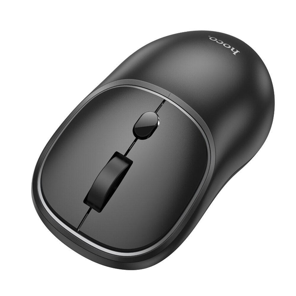 Mouse Wireless HOCO GM25, 1600DPI, BT / Wi-Fi, Negru