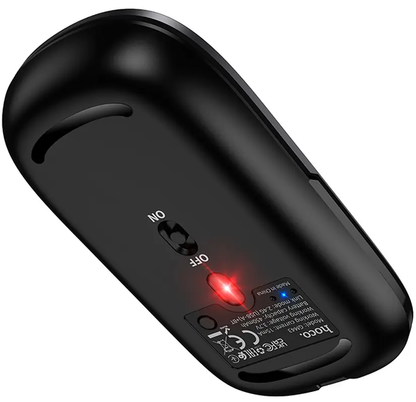 Mouse Wireless HOCO GM43, 1600DPI, BT / Wi-Fi, Gri