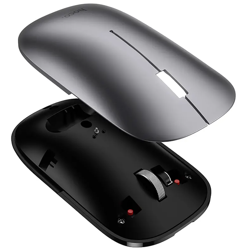 Mouse Wireless HOCO GM43, 1600DPI, BT / Wi-Fi, Gri