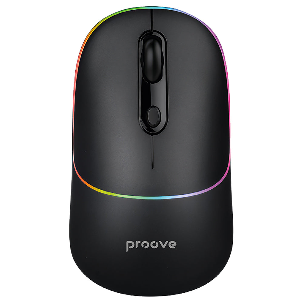 Mouse Wireless Proove Blink, RGB, 800DPI - 1600DPI, BT / Wi-Fi, Negru WMBL00002001