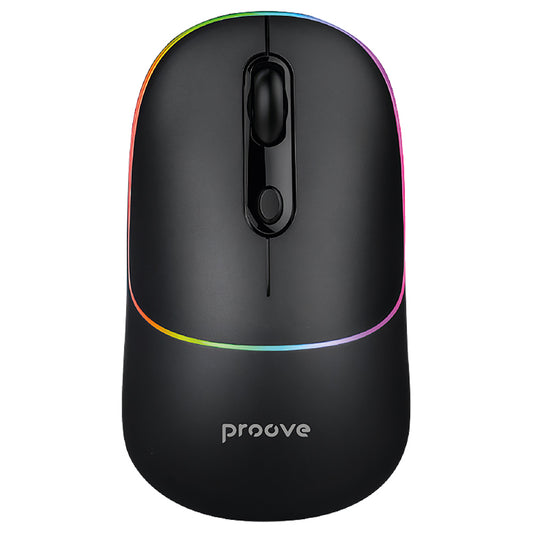 Mouse Wireless Proove Blink, RGB, 800DPI - 1600DPI, BT / Wi-Fi, Negru WMBL00002001