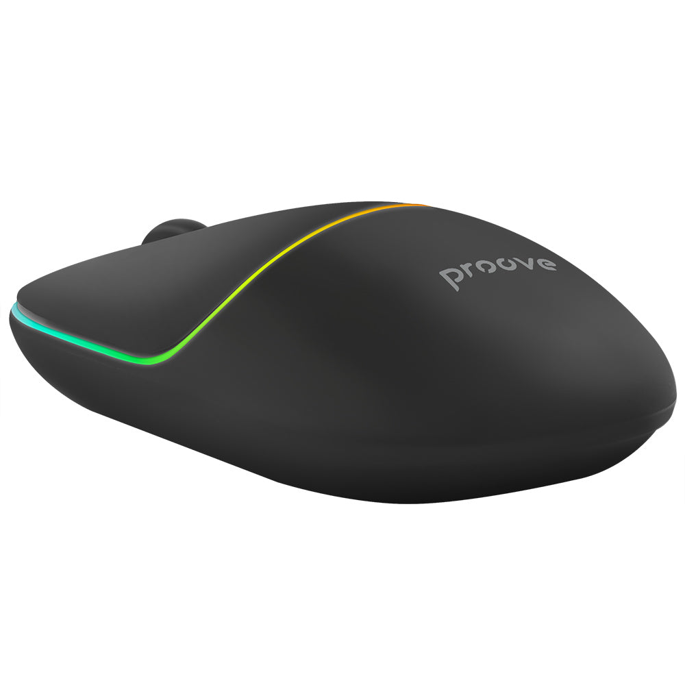 Mouse Wireless Proove Blink, RGB, 800DPI - 1600DPI, BT / Wi-Fi, Negru WMBL00002001