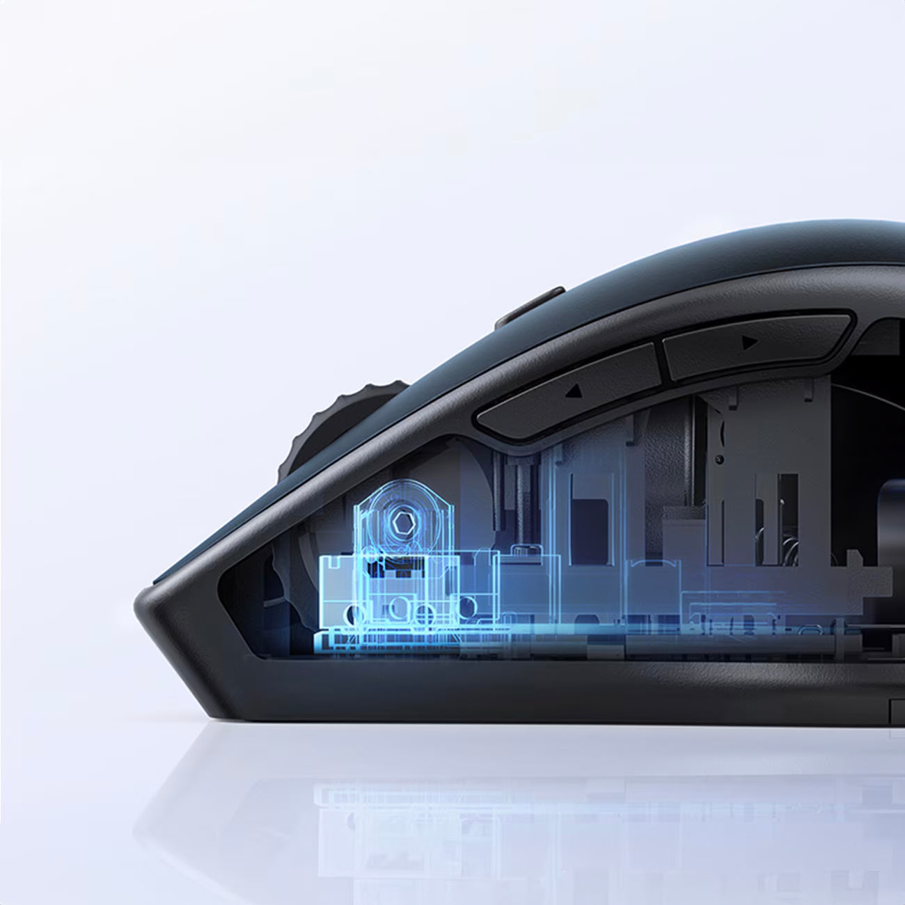 Mouse Wireless UGREEN MU101, 4000DPI, BT / Wi-Fi, Albastru