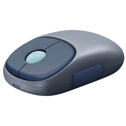 Mouse Wireless UGREEN MU102 FUN+, 4000DPI, BT / Wi-Fi, Albastru