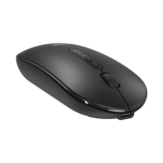 Mouse Wireless XO Design M13 Silent Tri-mode, 1600DPI, BT / Wi-Fi, Negru