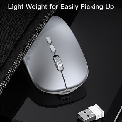 Mouse Wireless Yesido KB15, 800DPI - 1600DPI, Argintiu