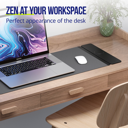 MousePad Allity. ALP-100 4in1 cu Incarcare Wireless Telefon / Ceas / Casti, Negru