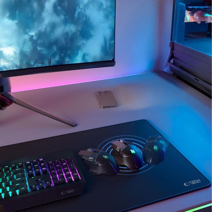 MousePad Tech-Protect A100, 100mm x 500mm, Negru