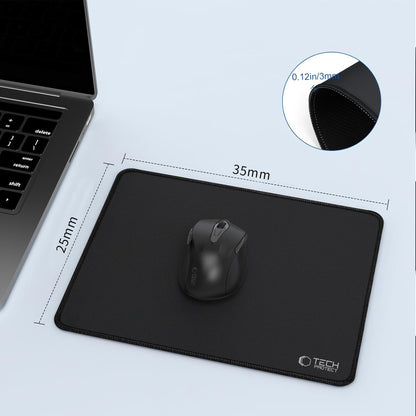 MousePad Tech-Protect A100, 350mm x 250mm, Negru