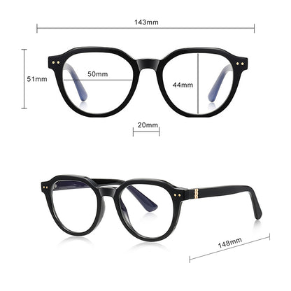 Ochelari De Calculator Barbati Techsuit 2228, Anti-Blue Light, Maro Deschis