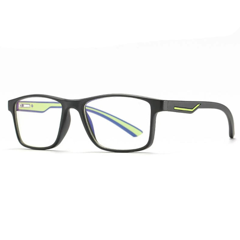 Ochelari De Calculator Barbati Techsuit F2388, Anti-Blue Light, Negri Verzi